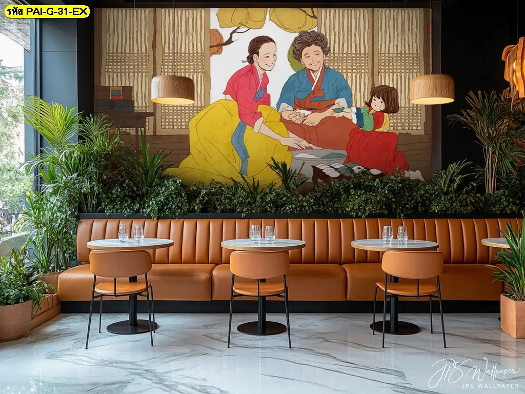 ภาพผู้หญิงชุดฮันบกสร้างความประทับใจแรกลูกค้าร้านอาหารเกาหลี