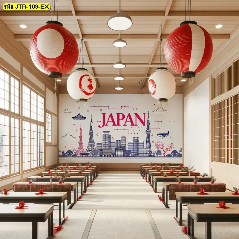 รับพิมพ์วอลเปเปอร์ ภาพพิมพ์สำหรับตกแต่งร้านอาหารญี่ปุ่น เพื่อสร้างจุดเด่นให้ร้าน​
