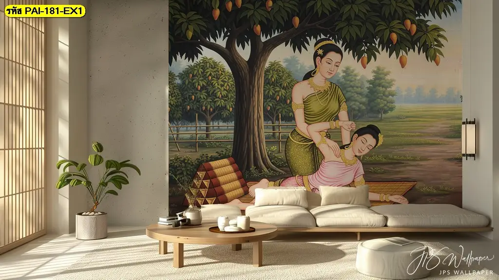 ภาพพิมพ์ตกแต่งร้านสปาคุณภาพช่วยยกระดับการตกแต่งภายในร้านสปา ร้านนวดแผนไทย