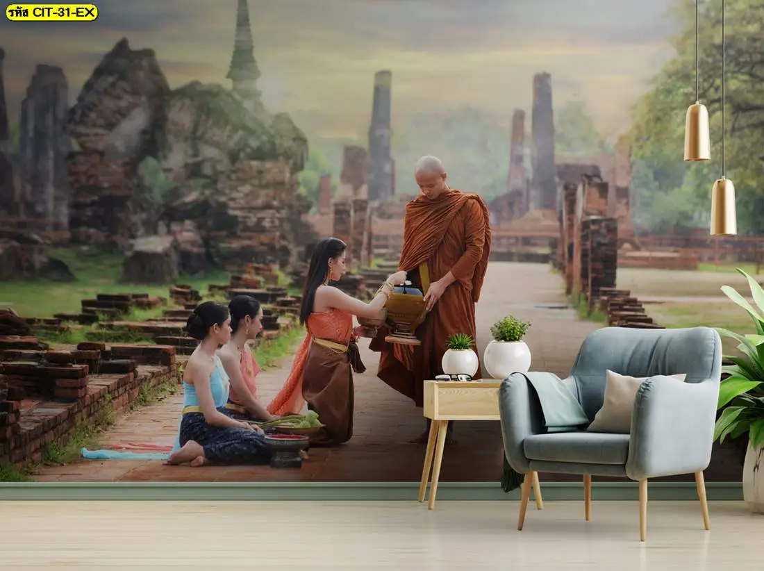 สร้างความรู้สึกสงบด้วยวอลเปเปอร์ภาพที่ถ่ายทอดสะท้อนวัฒนธรรมไทย
