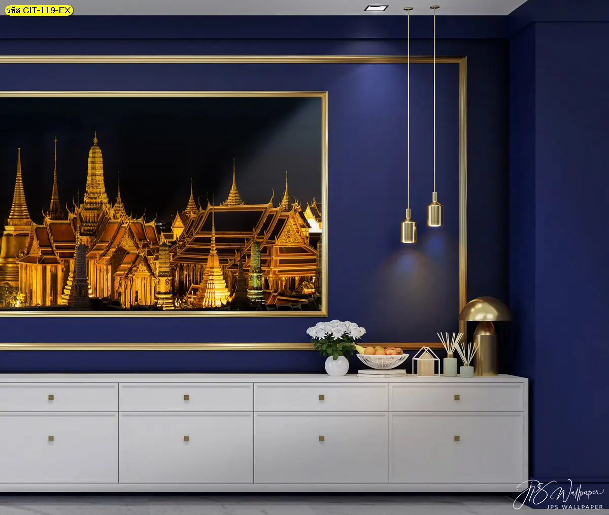 เพิ่มมิติให้ห้องด้วยภาพถ่ายวัดไทย วัดพระแก้ว สีสันสวยงาม สมจริง