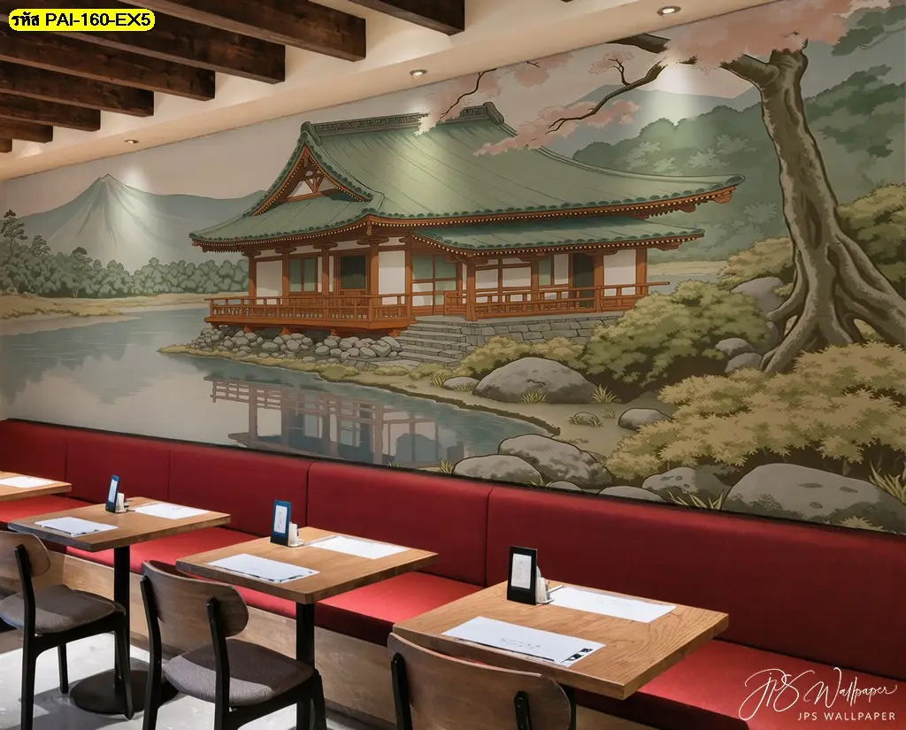 รูปภาพตกแต่งผนังร้านอาหารญี่ปุ่น รูปแบบหลากหลาย ปรับเปลี่ยนตามคอนเซ็ปต์ร้าน
