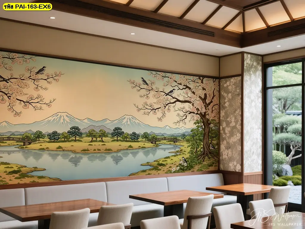 รูปภาพตกแต่งผนังร้านอาหารญี่ปุ่น พรีเมียมเหมาะกับร้านอาหารและคาเฟ่หลายสไตล์
