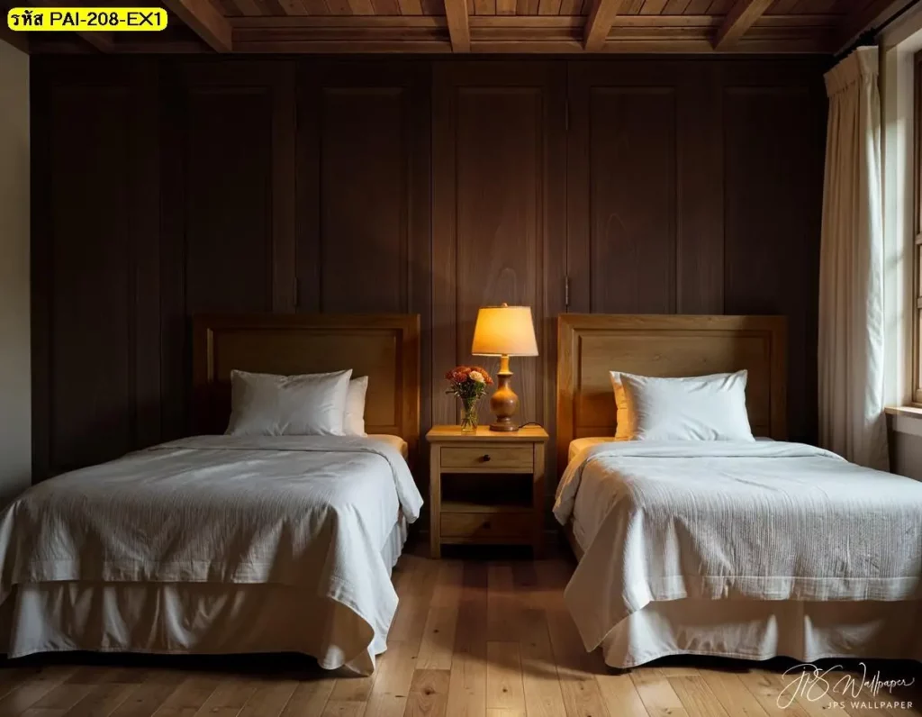 ภาพติดผนังกรุผนังไม้ รับพิมพ์และบริการติดตั้ง ช่วยให้พื้นที่ดูอบอุ่นและกลมกลืน