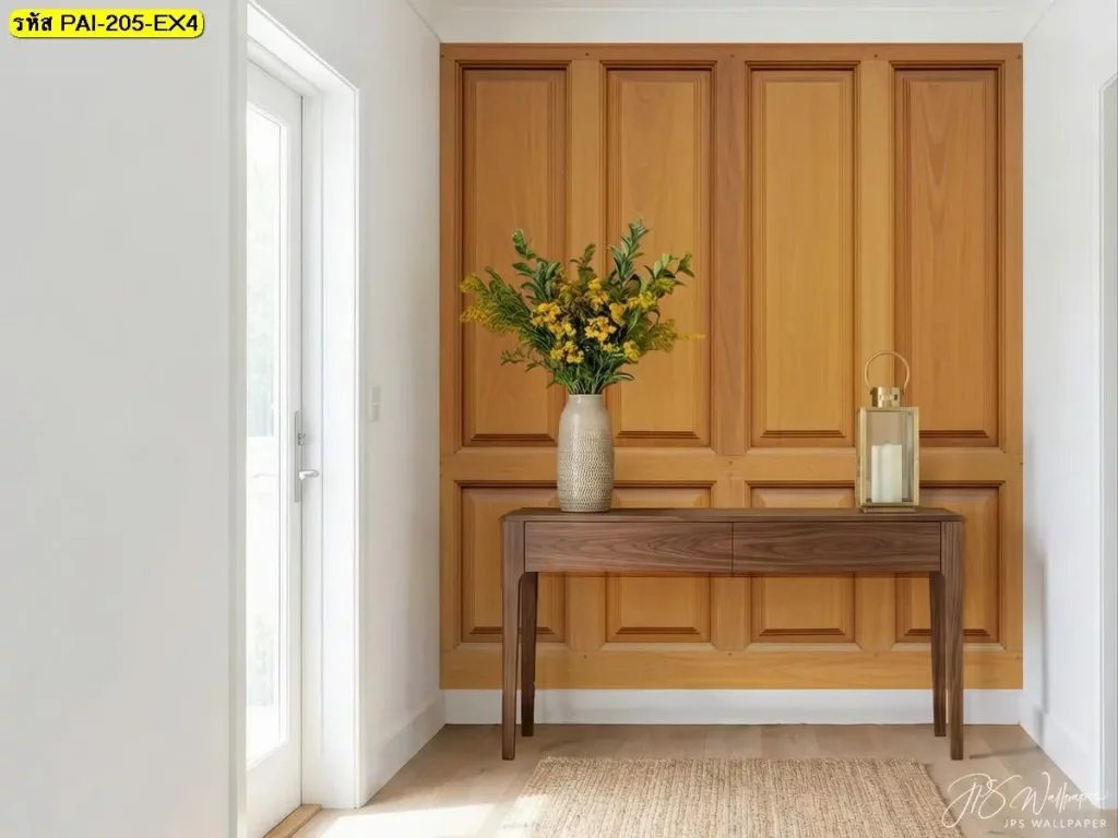 วอลเปเปอร์ลายไม้คลาสสิกแนวเรียบ รับพิมพ์และบริการติดตั้ง ใช้งานได้ทั้งบ้านและร้าน