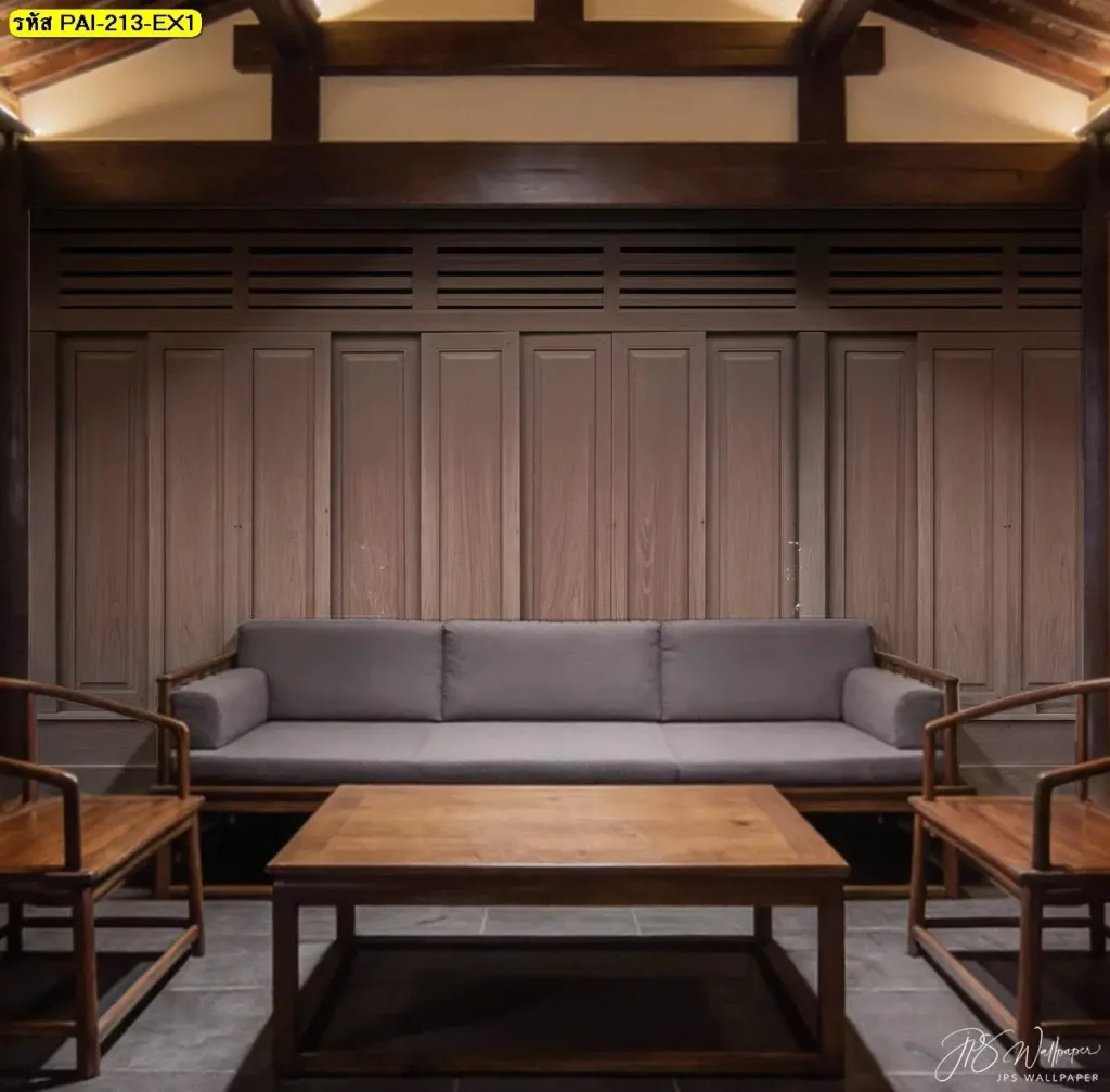 วอลเปเปอร์กรุผนังไม้รับพิมพ์และบริการติดตั้ง เป็นไอเดียแต่งผนังร้านที่ใช้งานได้ยาว